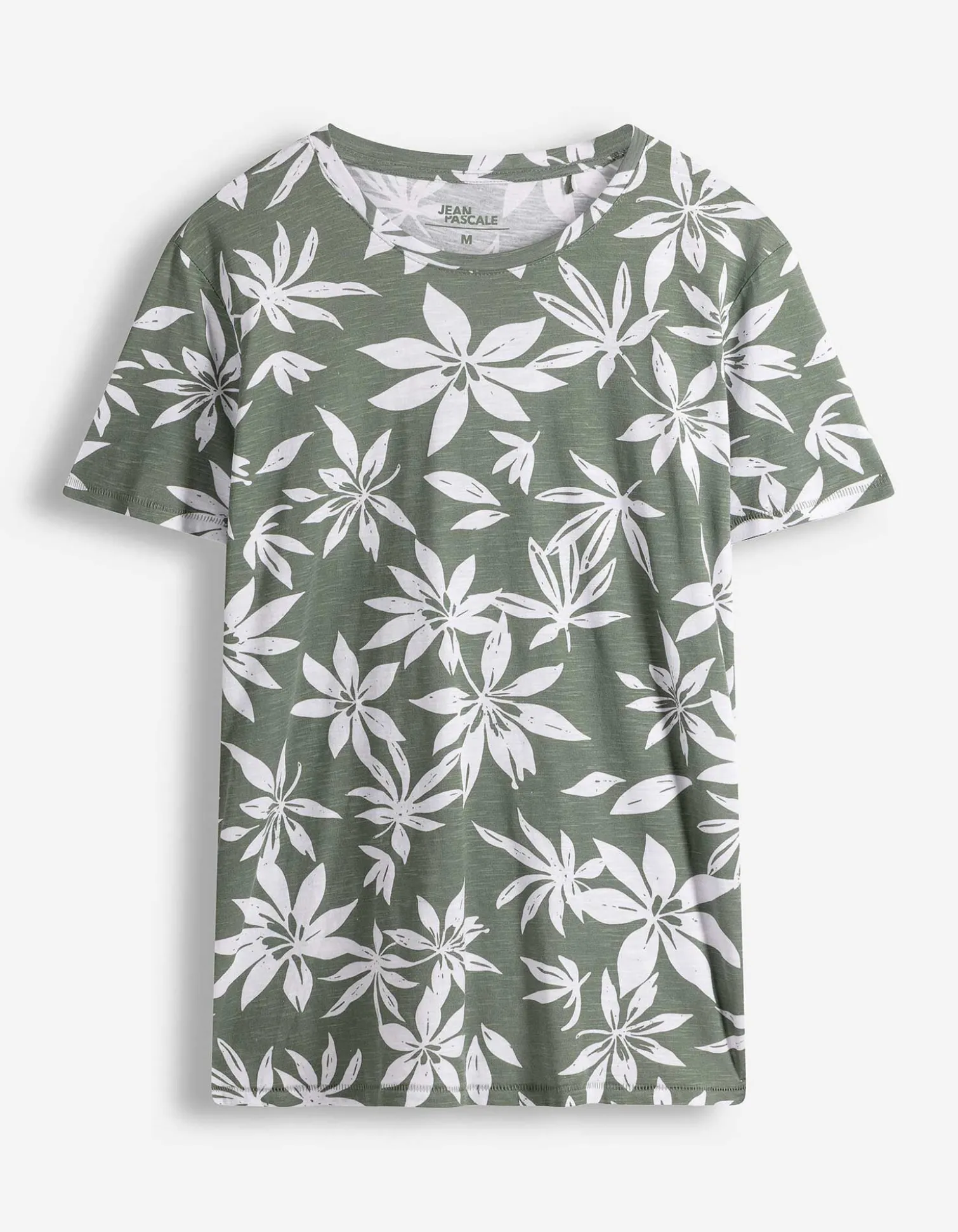 T-Shirt - Allover-Print - weiß
