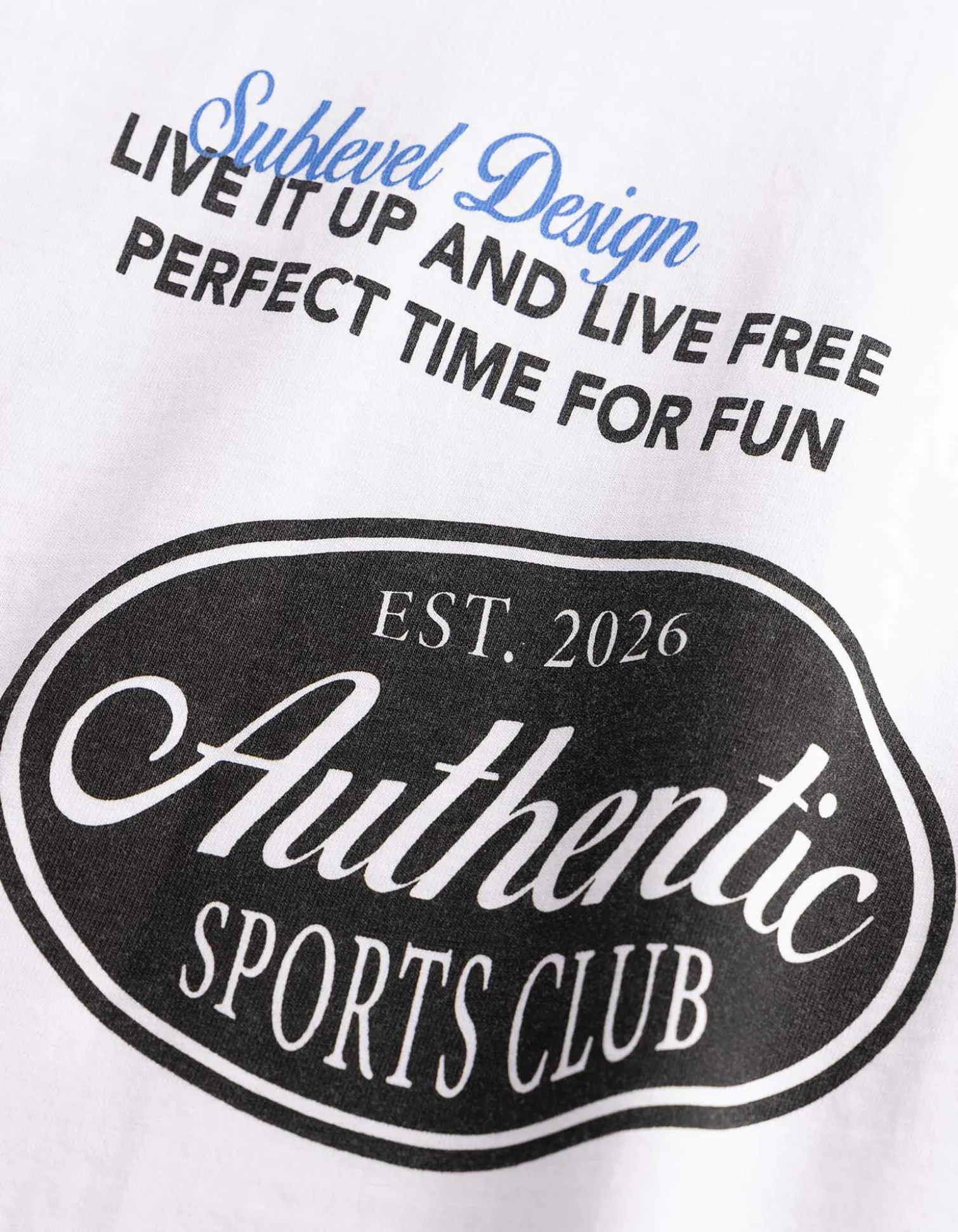 T-Shirt - Allover-Print - weiß
