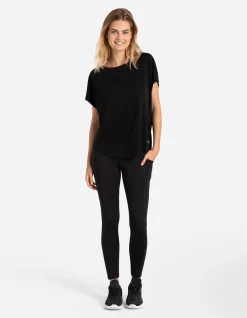 T-Shirt - Atmungsaktiv - schwarz