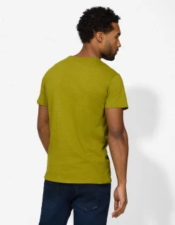 T-Shirt - Brusttasche - grün