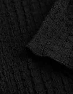 T-Shirt - Carmen-Ausschnitt - schwarz
