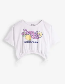 T-Shirt - Cropped - weiß