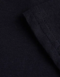 T-Shirt - einfarbig - dunkelblau