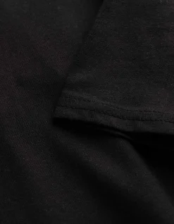 T-Shirt - einfarbig - schwarz