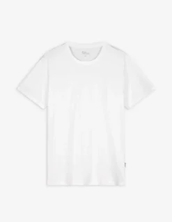 T-Shirt - einfarbig - weiß