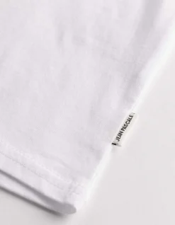 T-Shirt - einfarbig - weiß