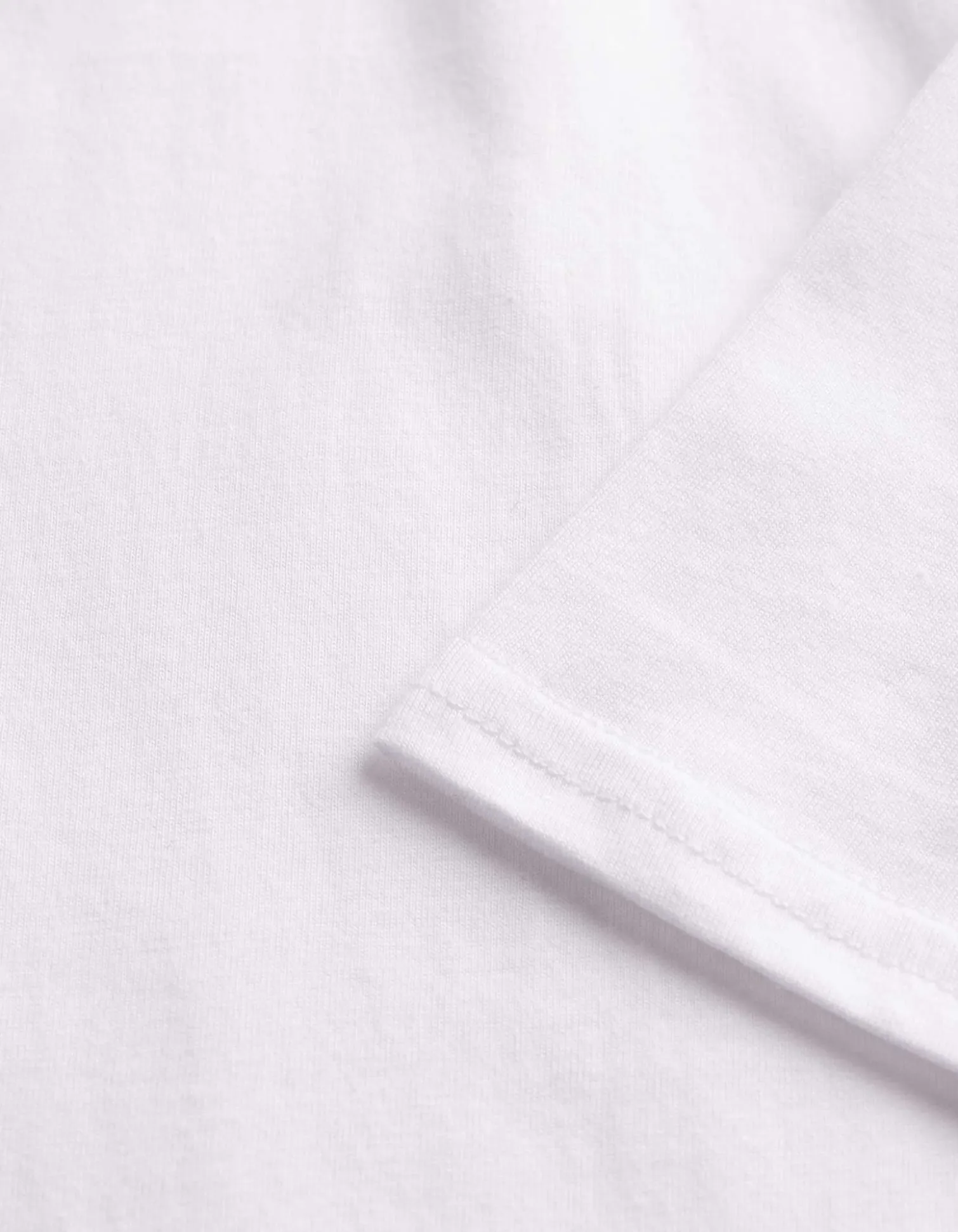 T-Shirt - einfarbig - weiß