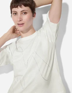 T-Shirt - einfarbig - weiß
