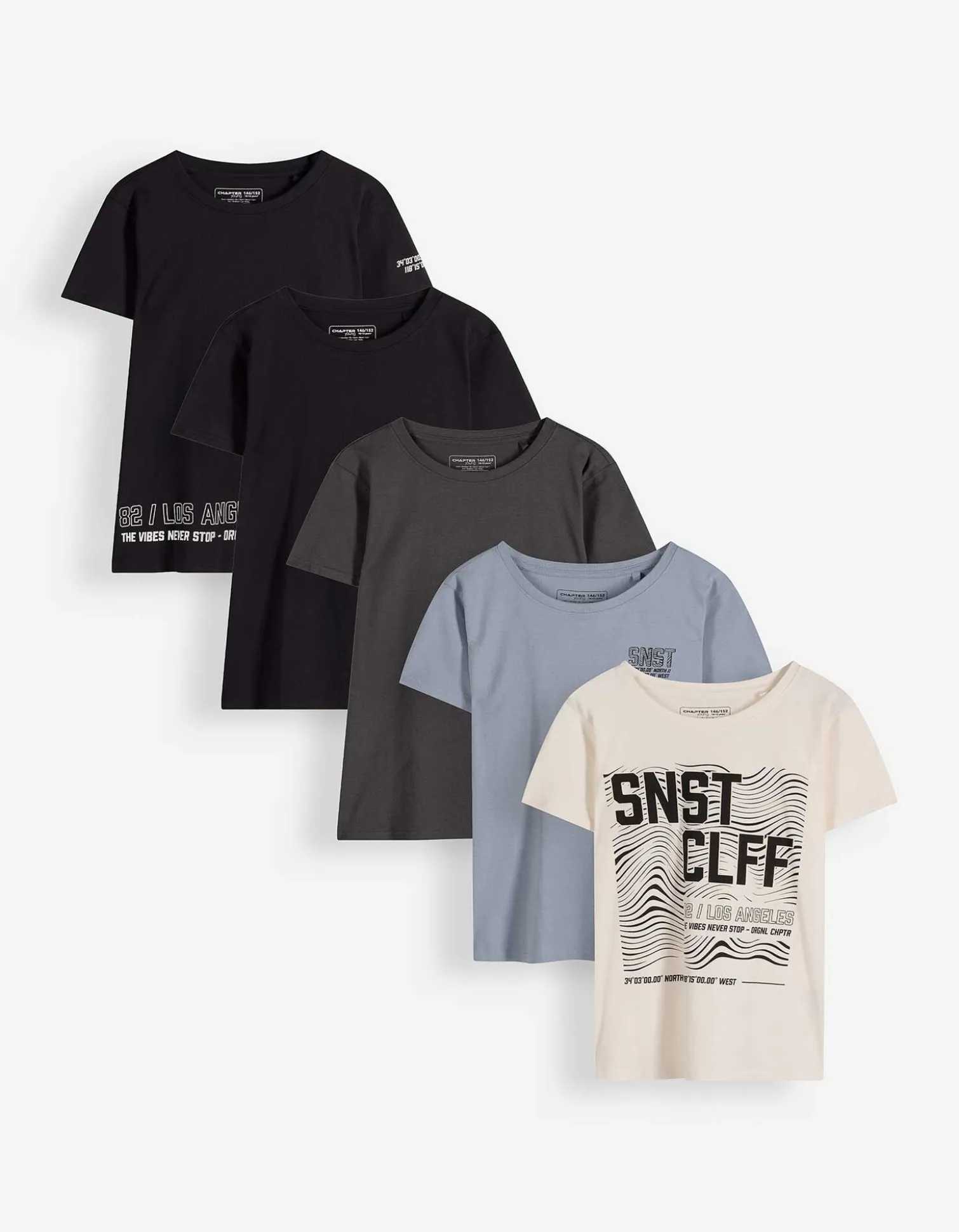 T-Shirt - 5er-Pack