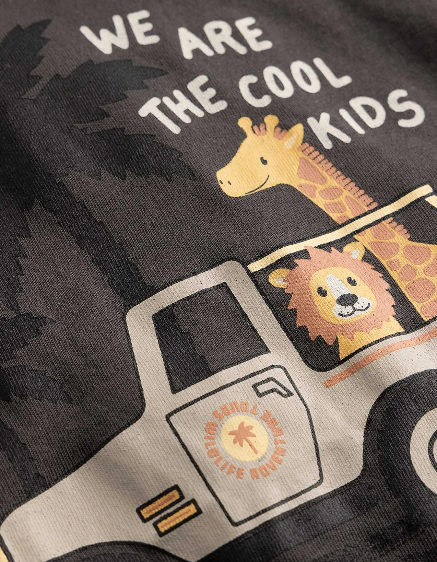 T-Shirt - Frontprint - grau
