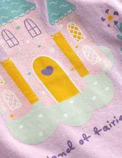T-Shirt - Frontprint - lila