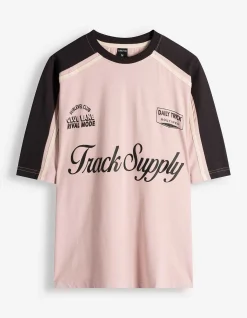 T-Shirt - Frontprint - rosa
