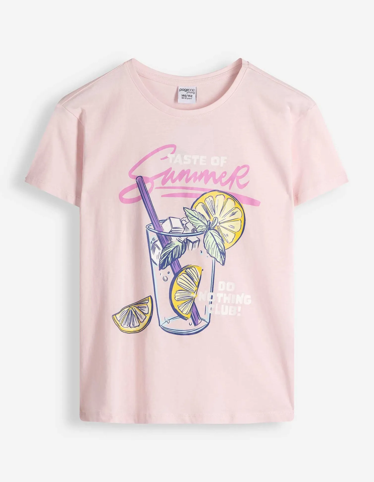 T-Shirt - Frontprint - rosa