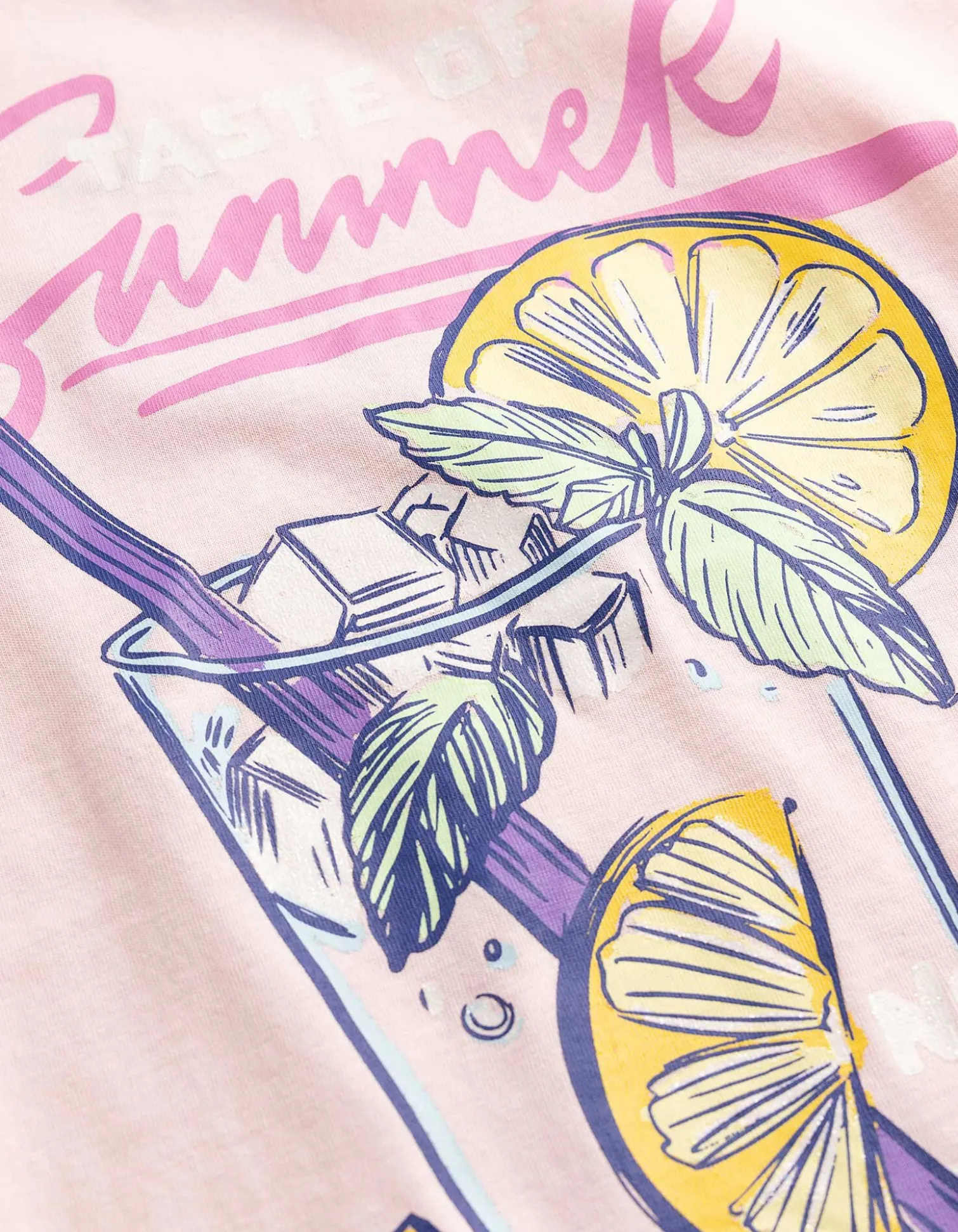 T-Shirt - Frontprint - rosa