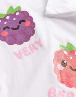 T-Shirt - Frontprint - weiß
