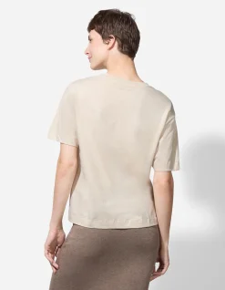 T-Shirt - Frontprint - weiß