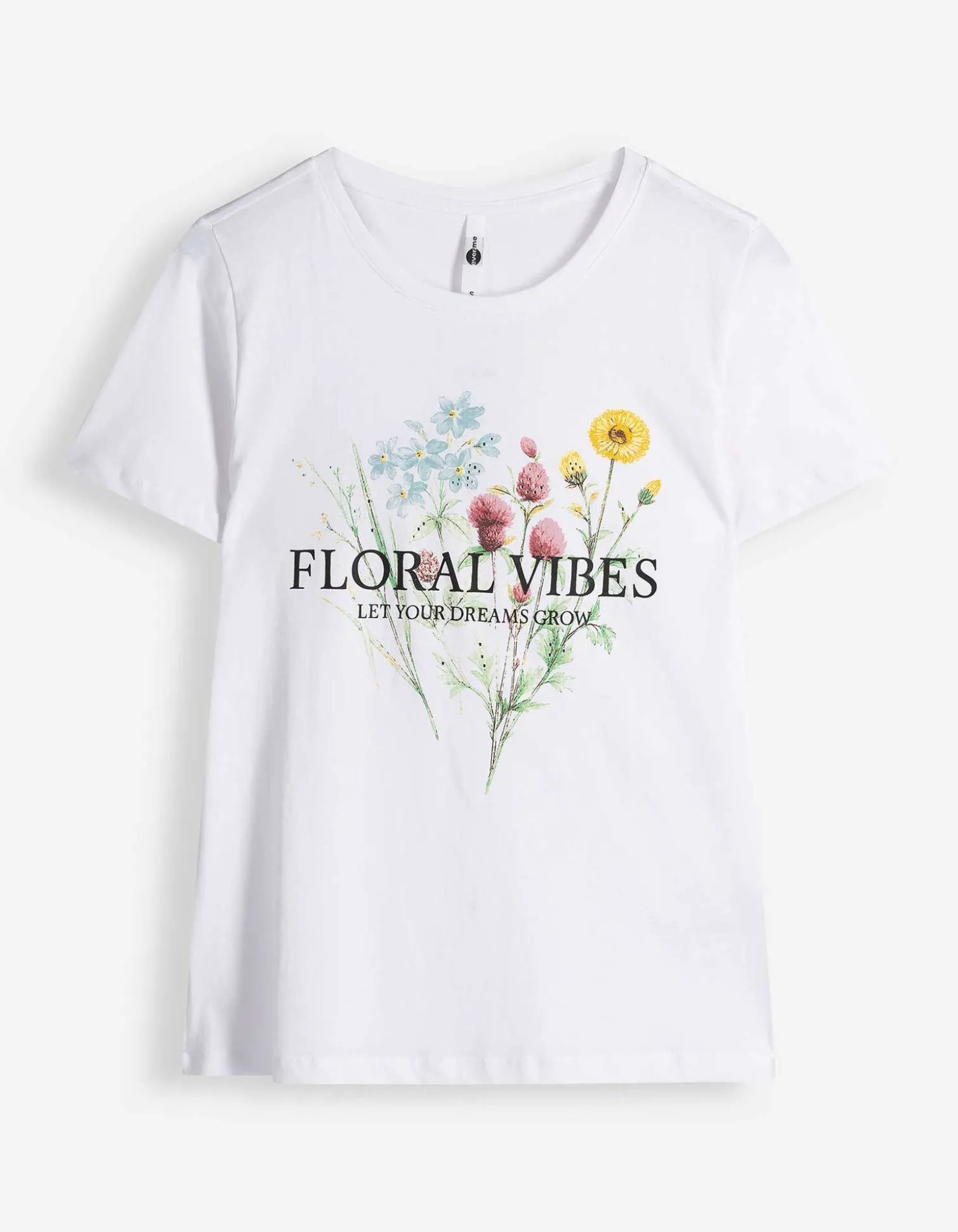 T-Shirt - Frontprint - weiß