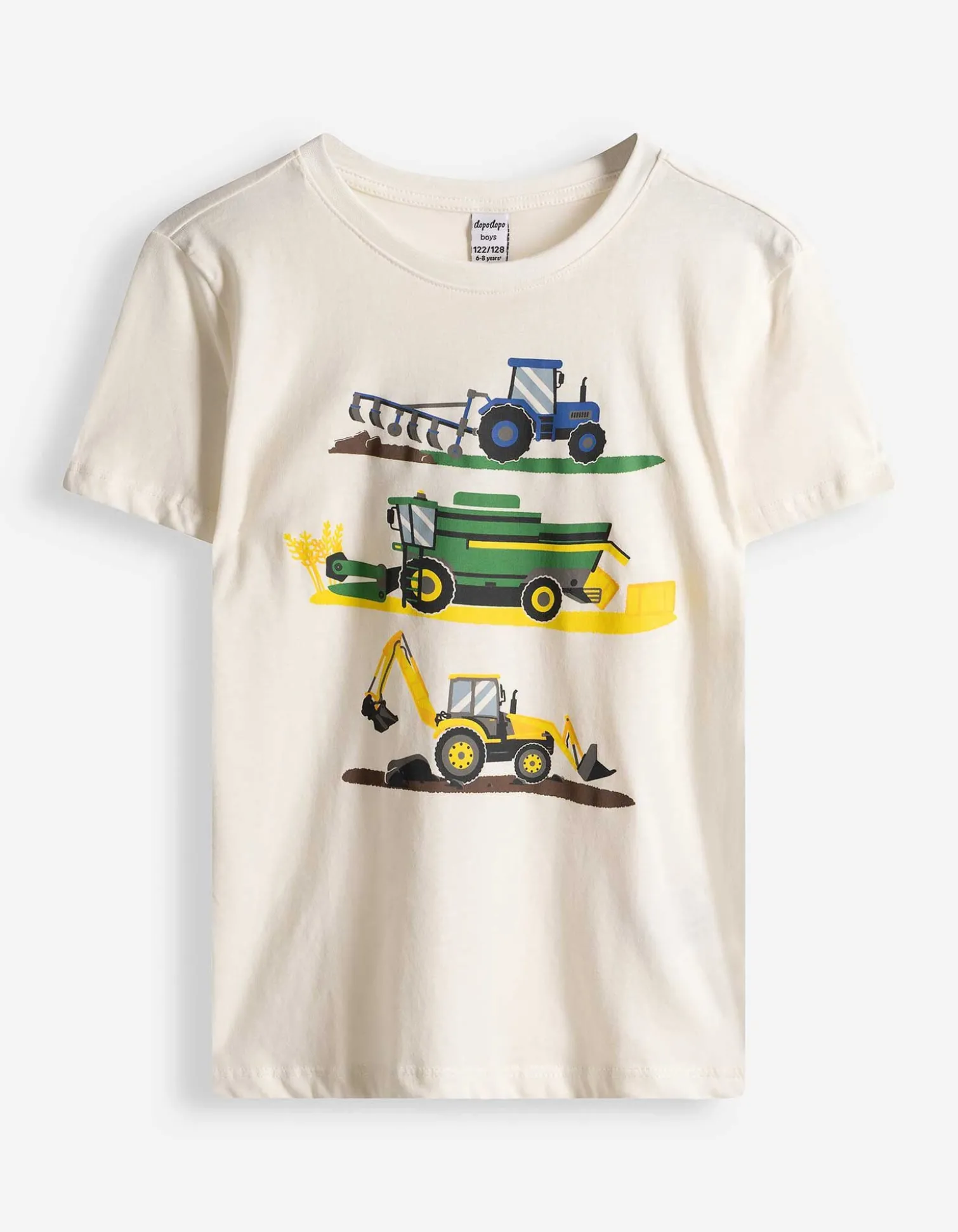 T-Shirt - Frontprint - weiß