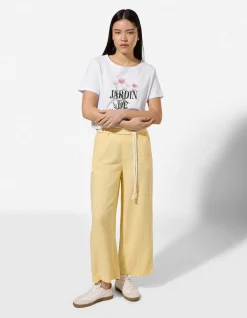 T-Shirt - Frontprint - weiß