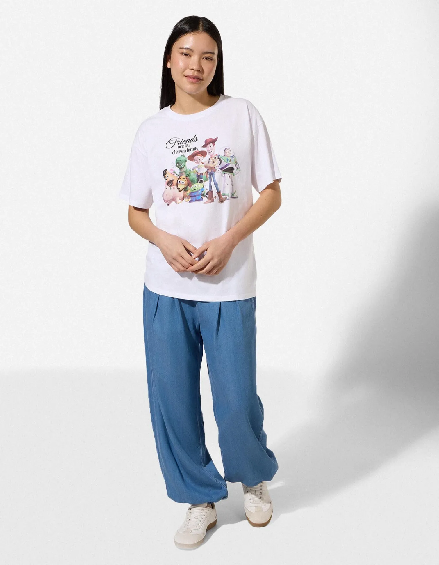 T-Shirt - Frontprint - weiß