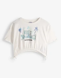 T-Shirt - Frontprint - weiß