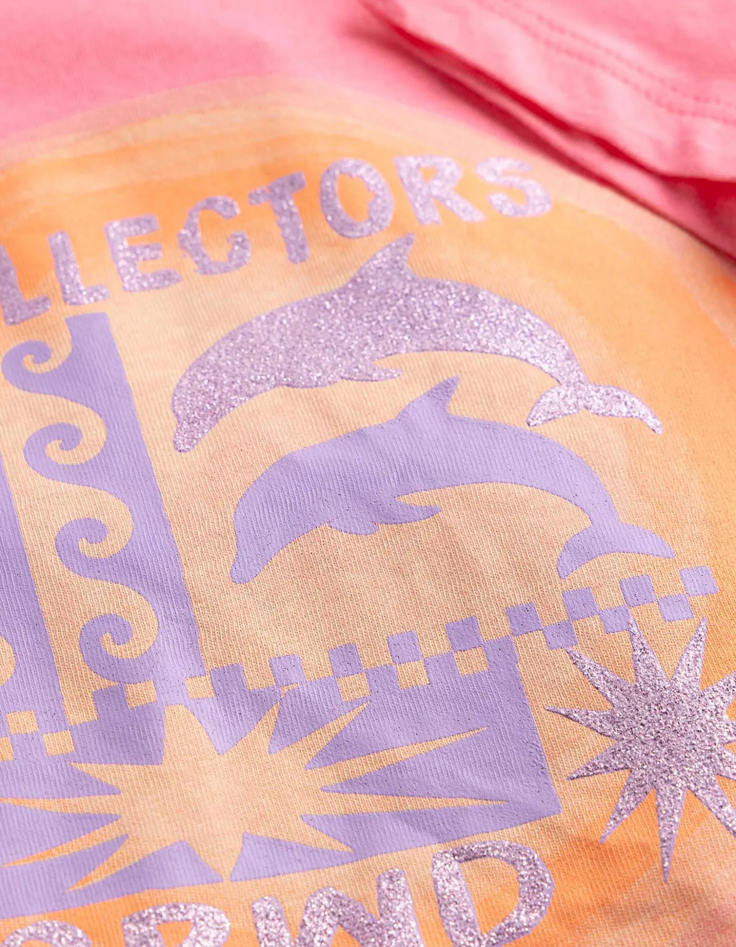 T-Shirt - Glitzerprint - pink