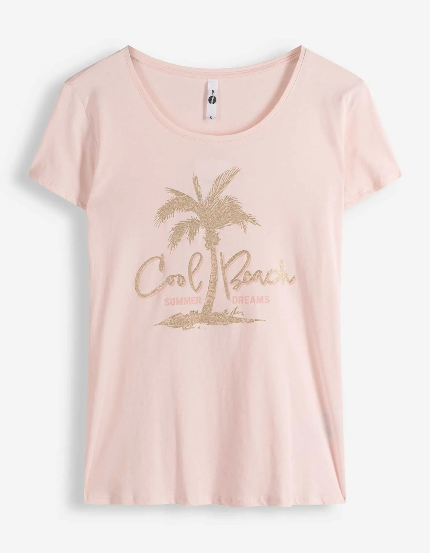 T-Shirt - Glitzerprint - rosa