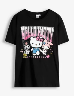T-Shirt - Hello Kitty - schwarz