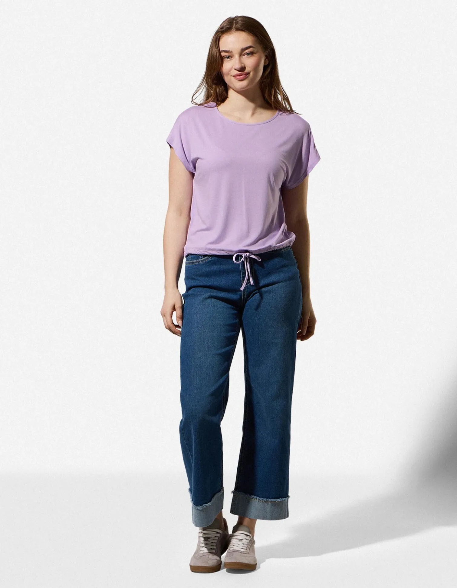 T-Shirt - Knotendetail - Pink