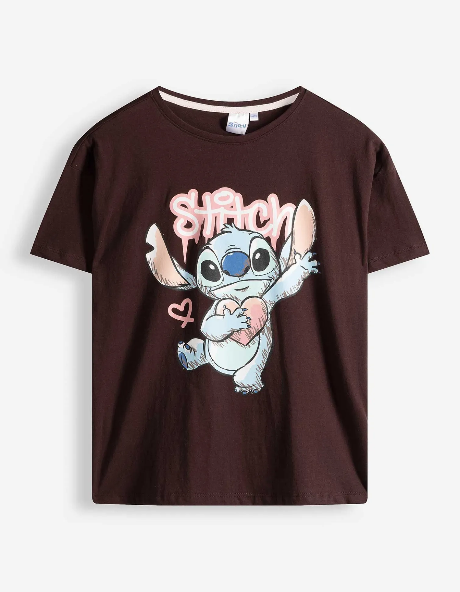 T-Shirt - Lilo & Stitch - dunkellila