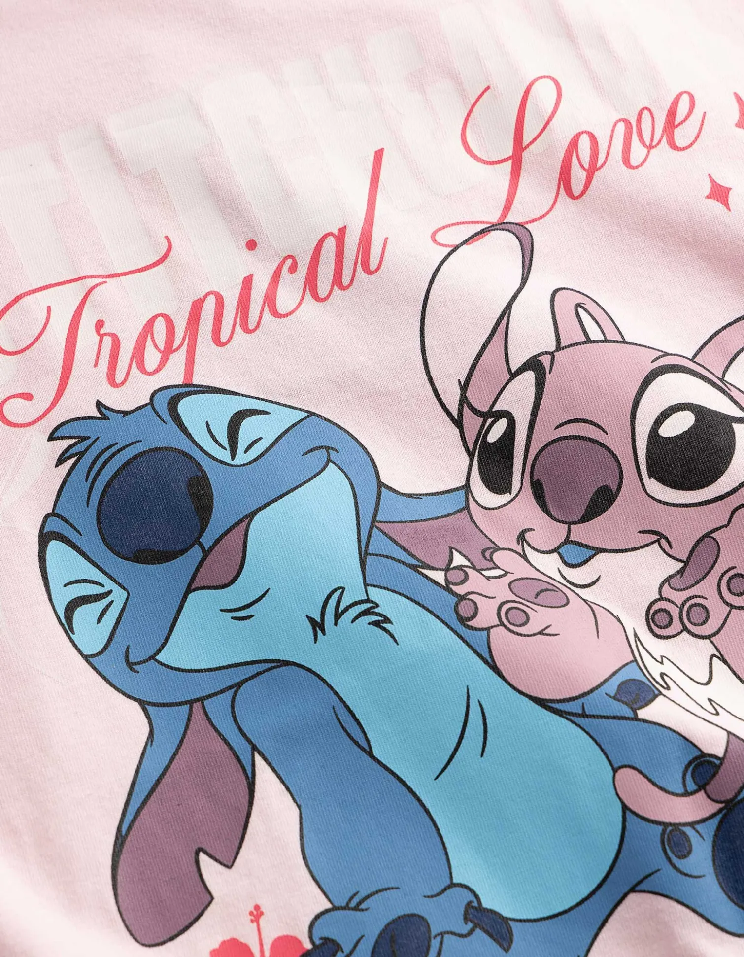 T-Shirt - Lilo & Stitch - rosa