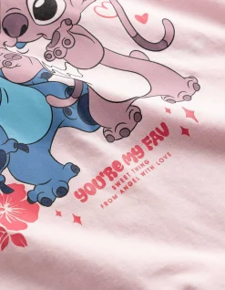 T-Shirt - Lilo & Stitch - rosa