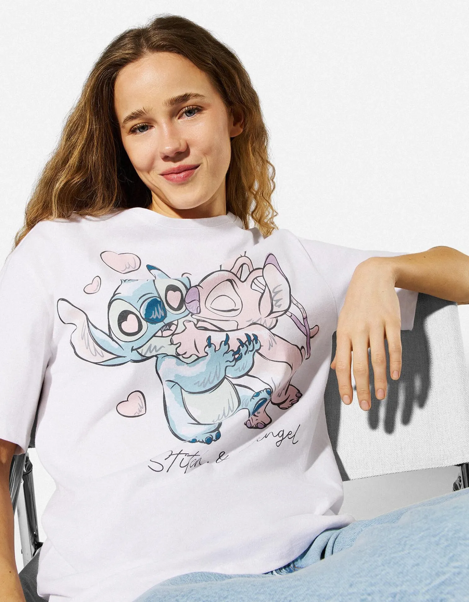 T-Shirt - Lilo & Stitch - weiß