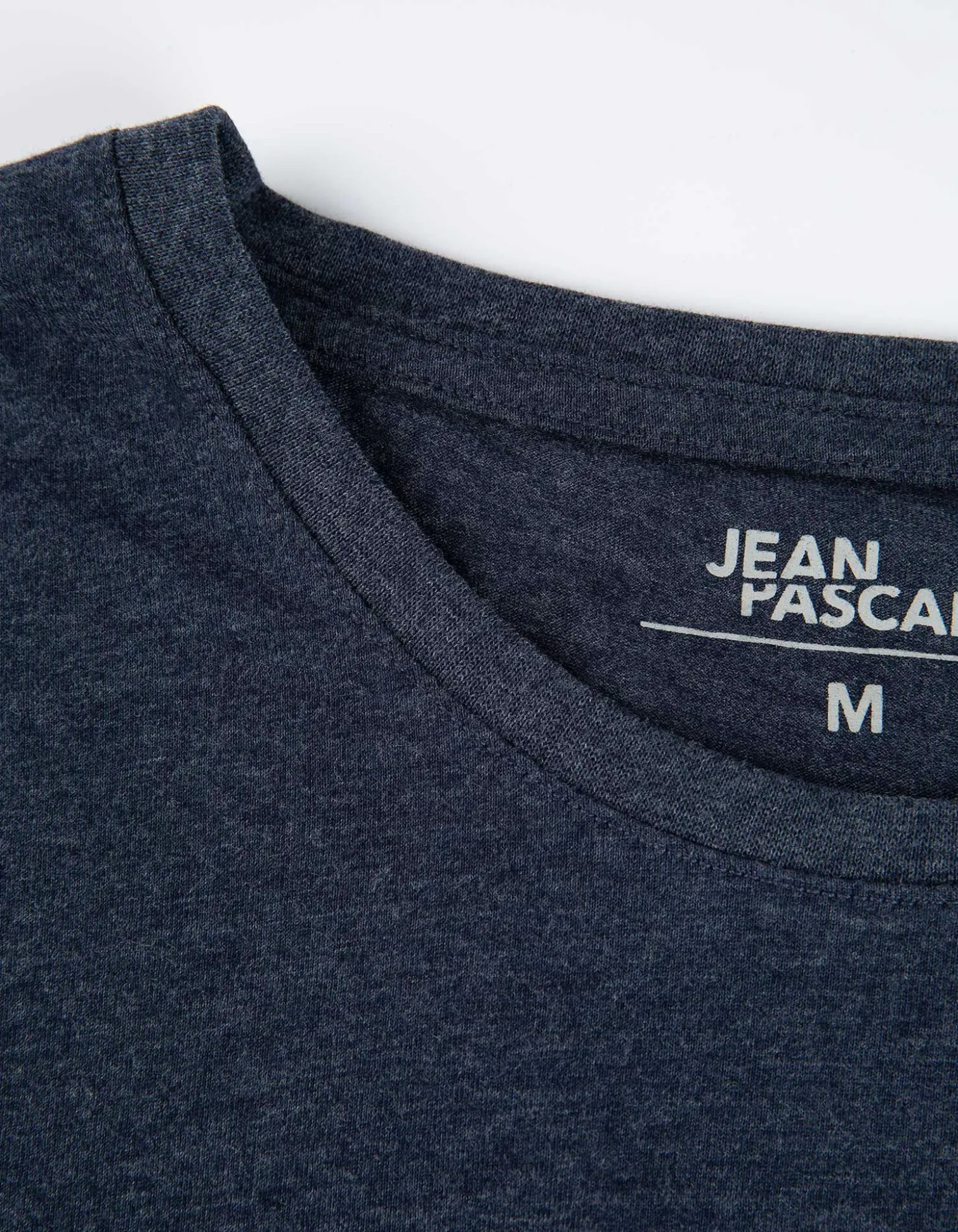 T-Shirt - Meliert - dunkelblau