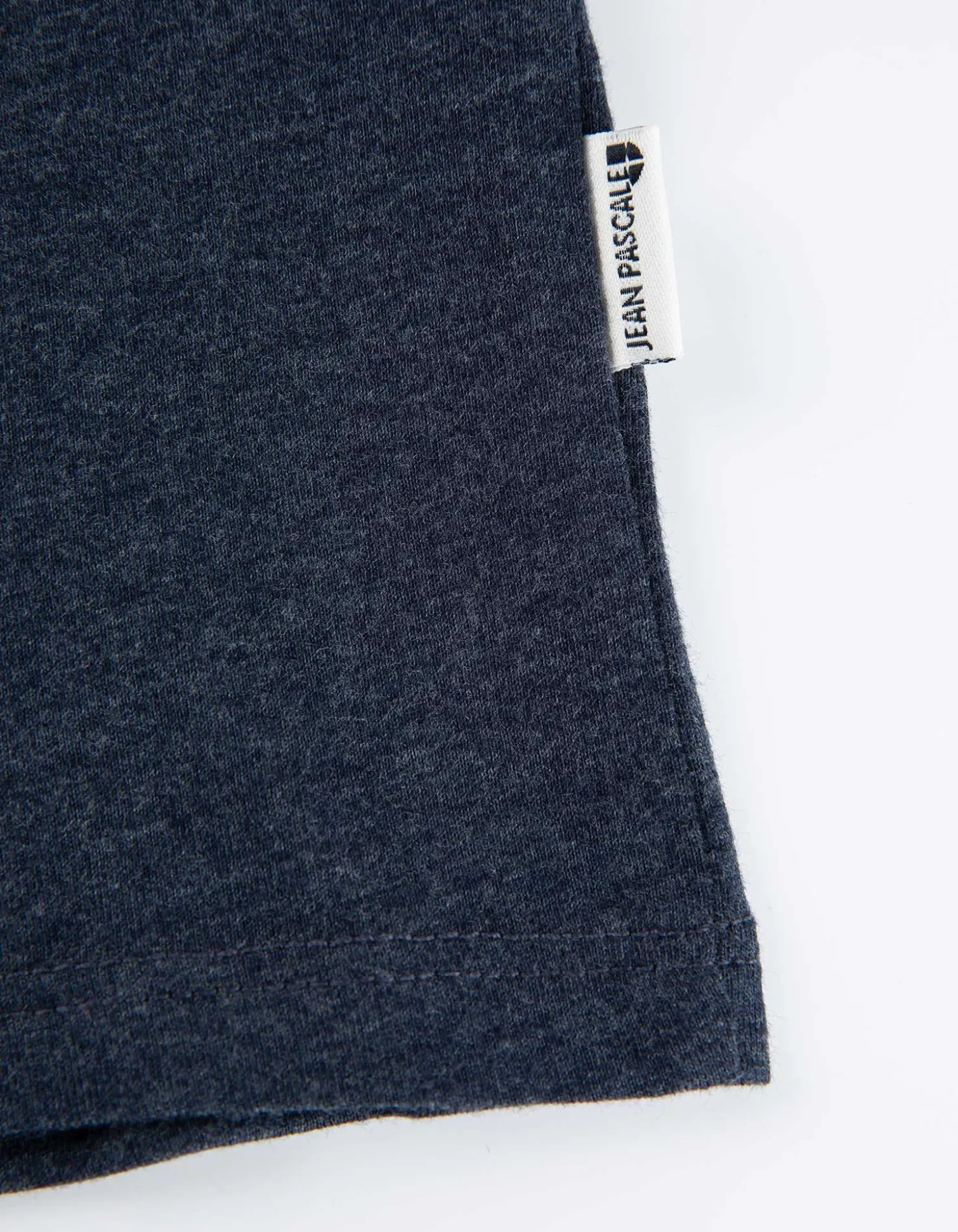 T-Shirt - Meliert - dunkelblau