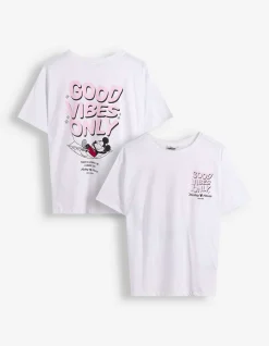 T-Shirt - Mickey Mouse - weiß