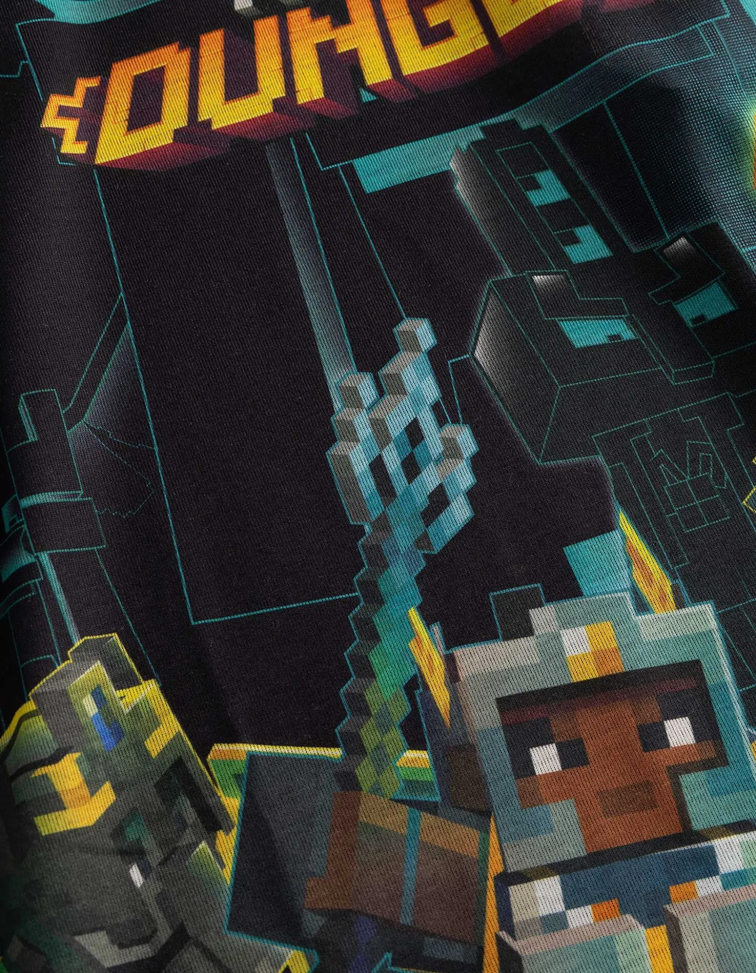 T-Shirt - Minecraft - schwarz