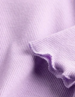 T-Shirt - Muschelsaum - Pink