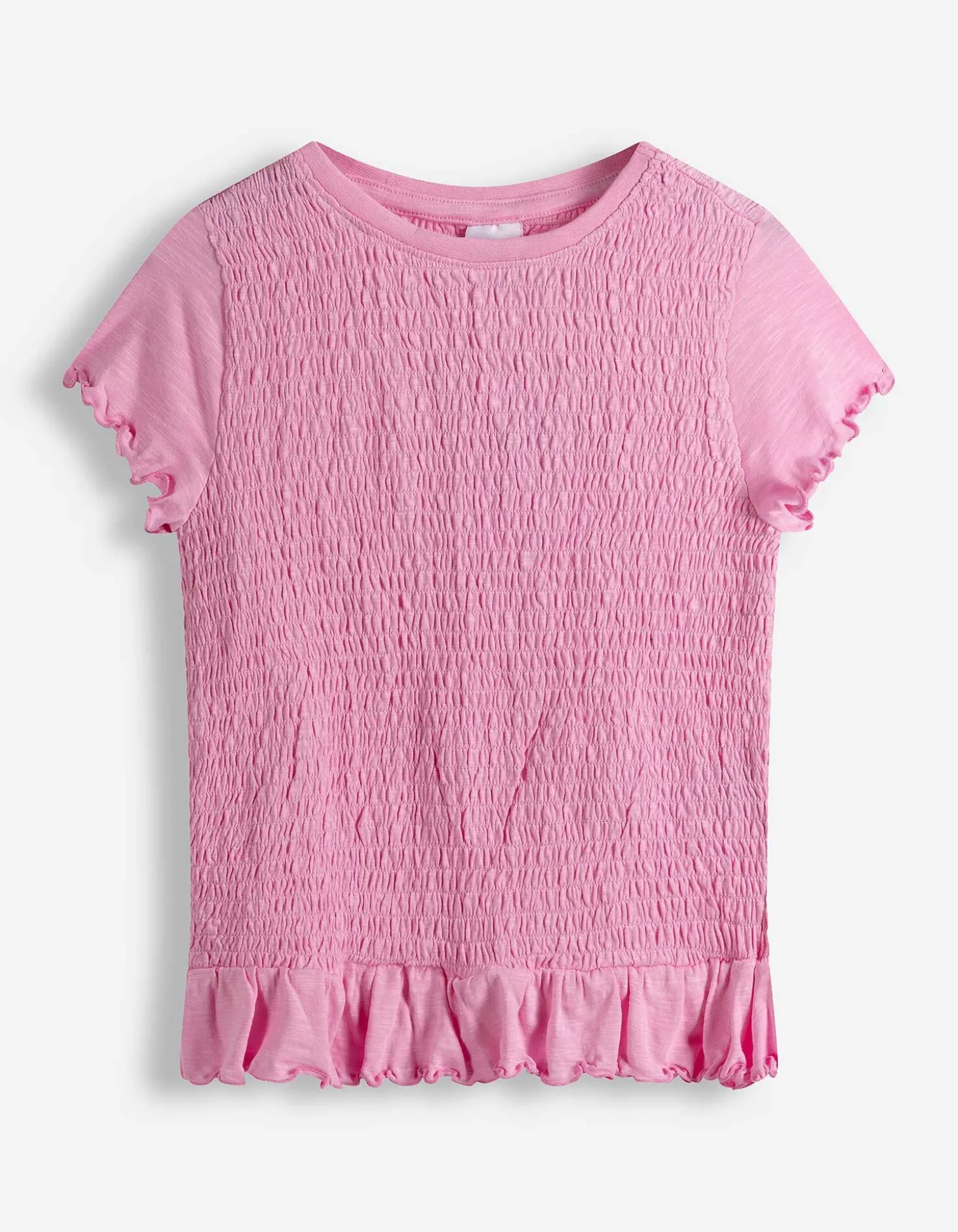 T-Shirt - Muschelsaum - rosa
