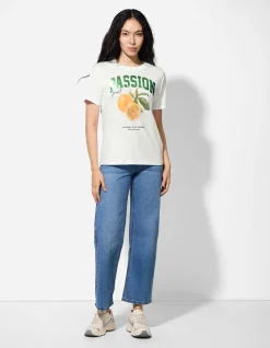 T-Shirt - Obst - weiß