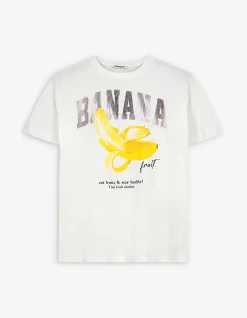 T-Shirt - Obst - weiß