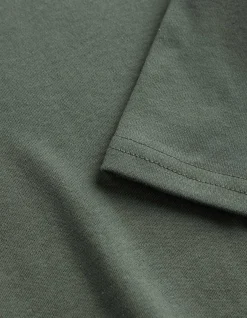 T-Shirt - Oversized Fit - dunkelgrün