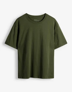 T-Shirt - Oversized Fit - dunkelgrün