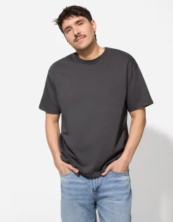 T-Shirt - Oversized Fit - dunkelgrau