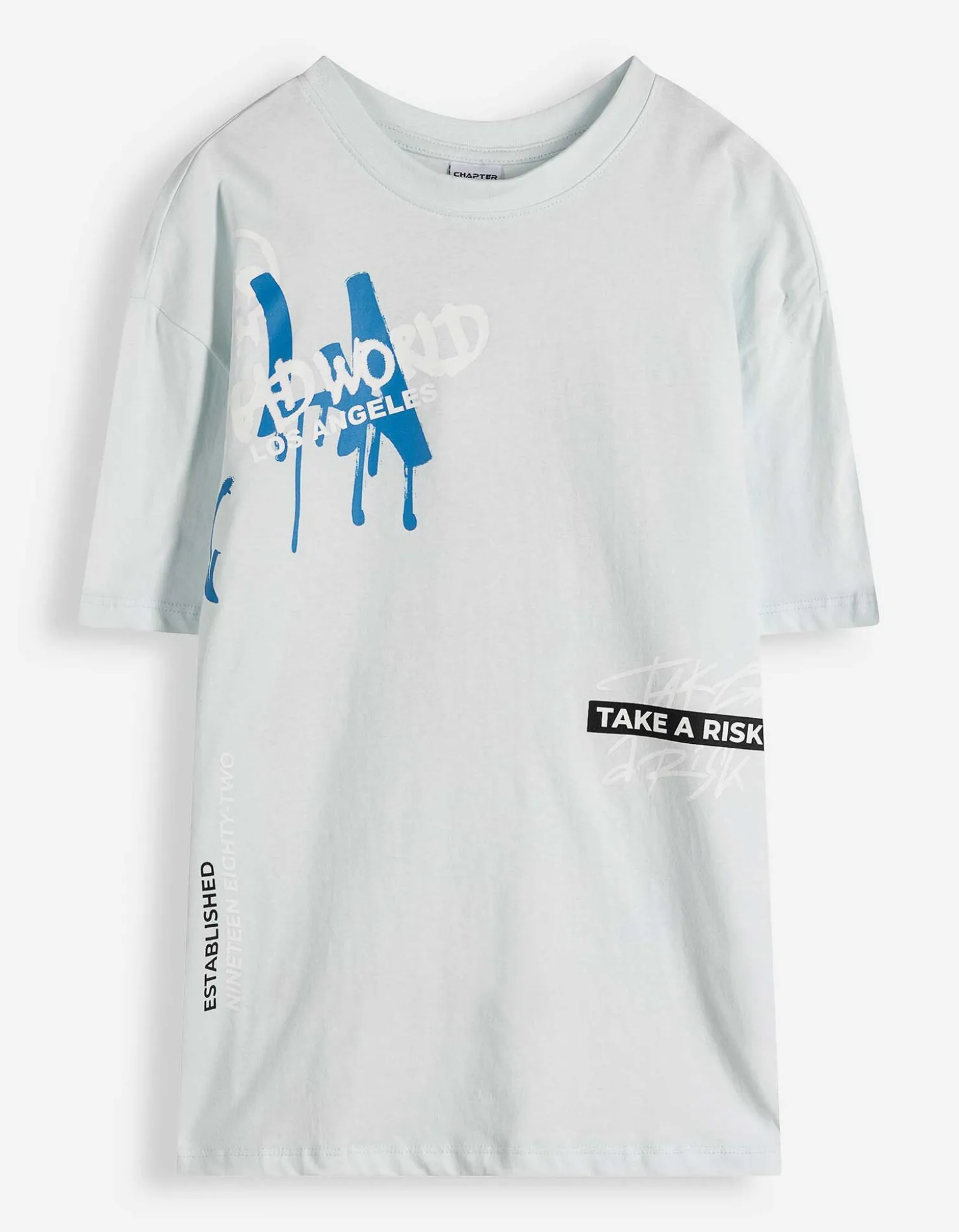 T-Shirt - Oversized Fit - hellblau