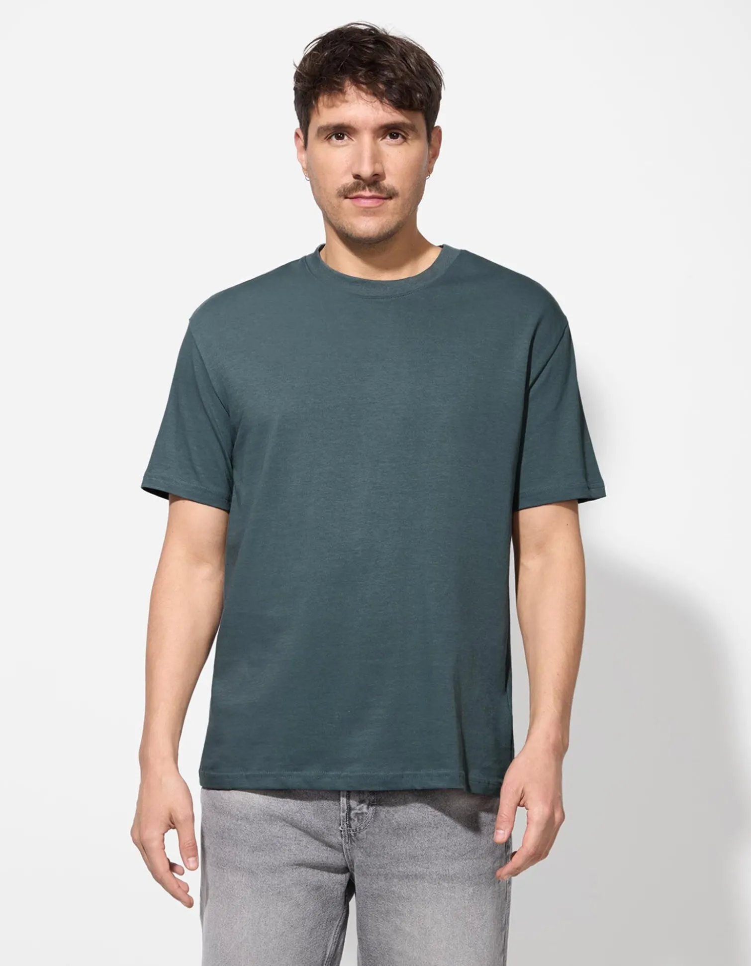 T-Shirt - Oversized Fit - türkis