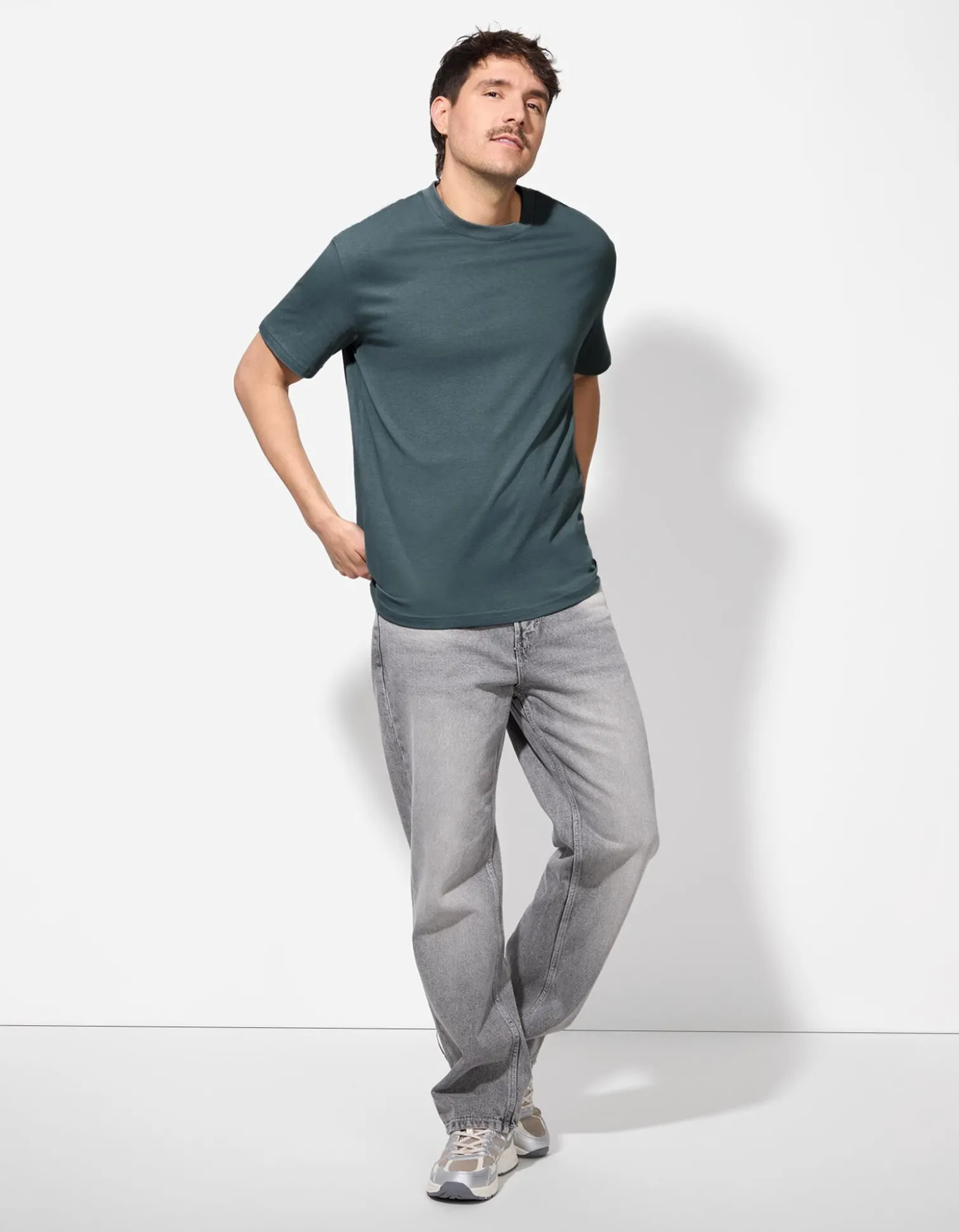 T-Shirt - Oversized Fit - türkis