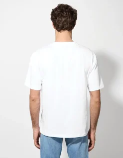 T-Shirt - Oversized Fit - weiß