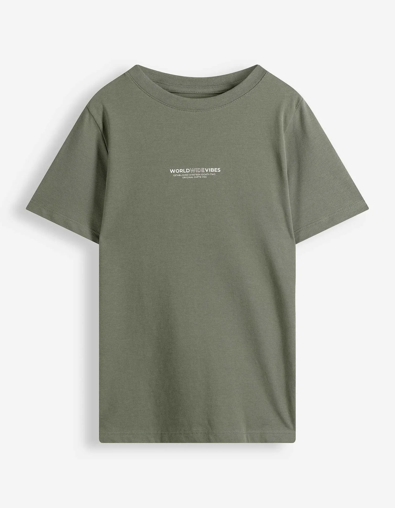 T-Shirt - Piqué - dunkelgrün