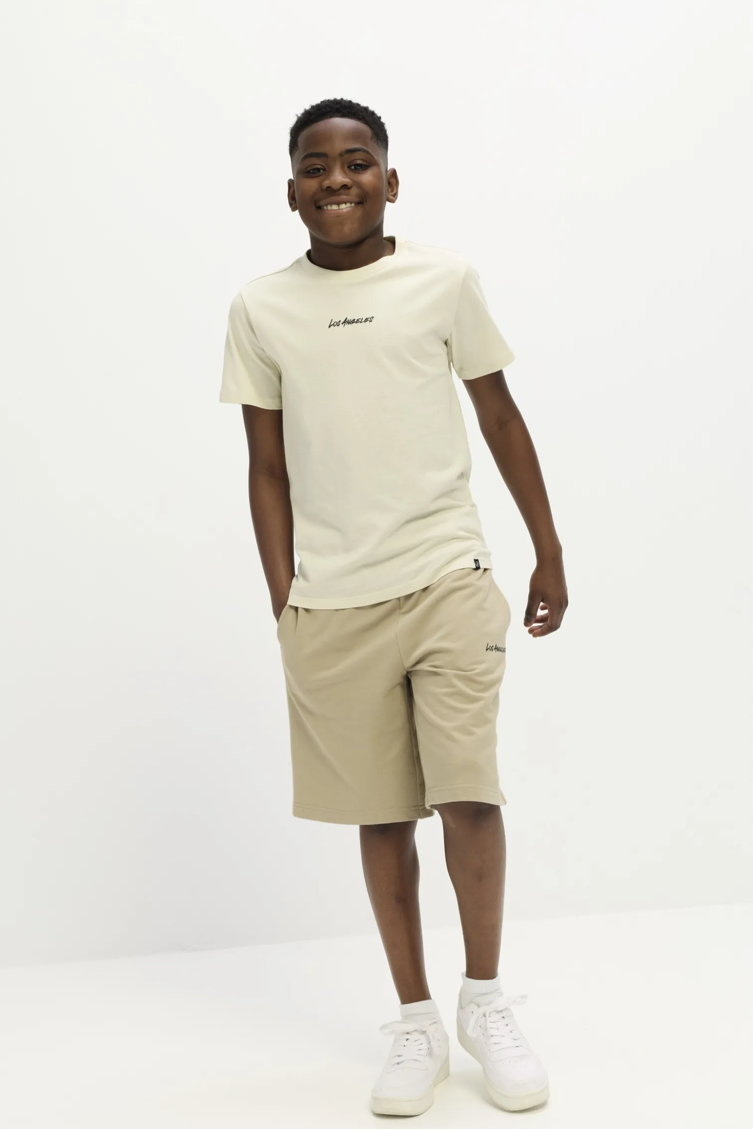 T-Shirt - Print - Beige